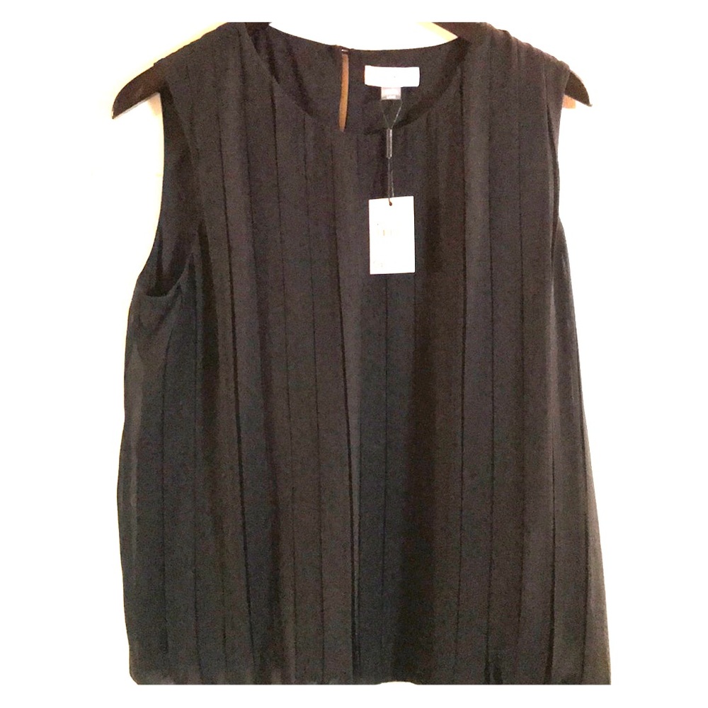 Pleated Sleeveless blouse